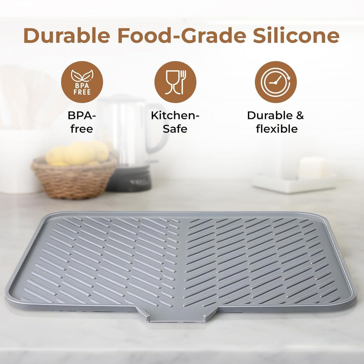 DryNest™ Premium Silicone Dish Drying Mat