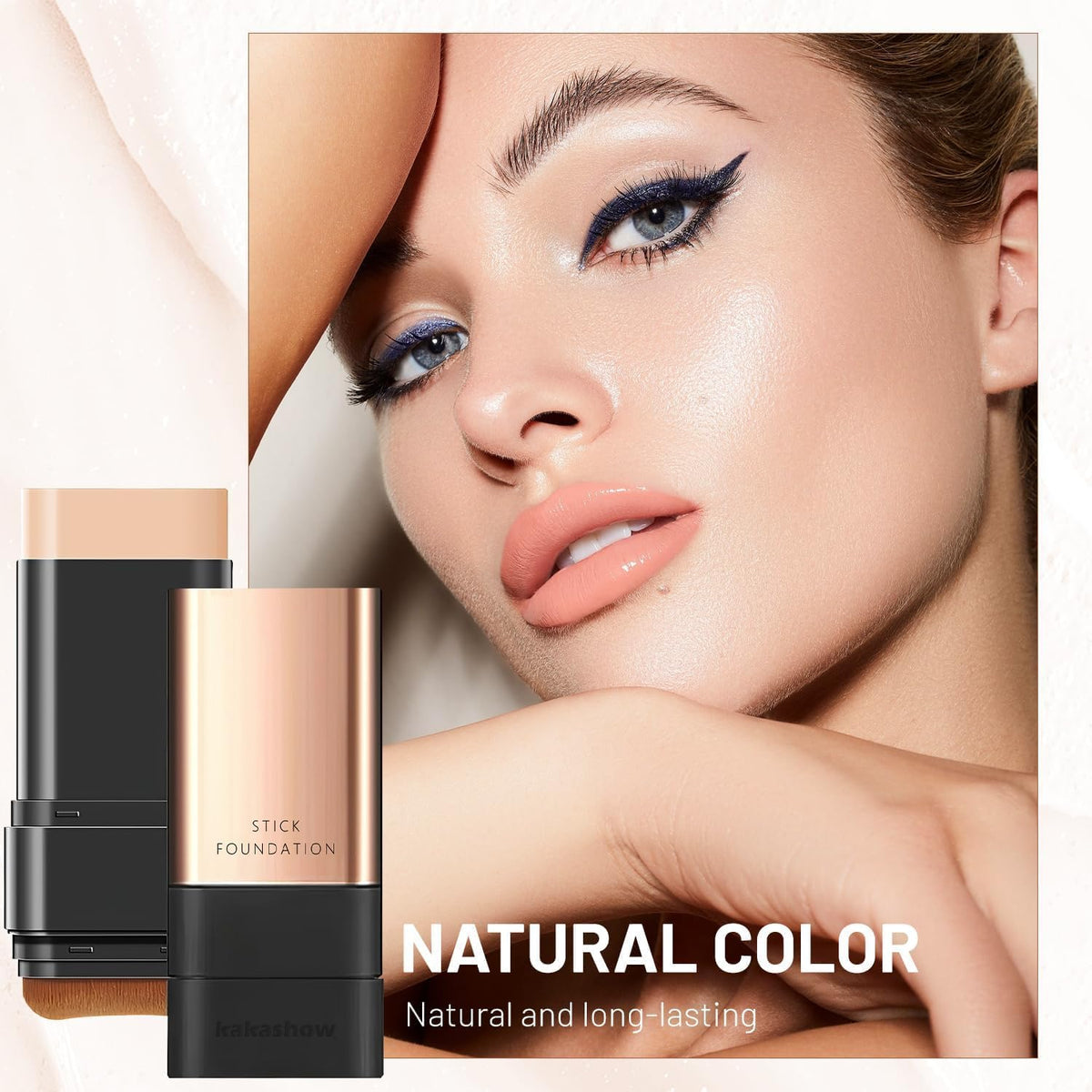 AuraVeil™ Dual-End Foundation Stick