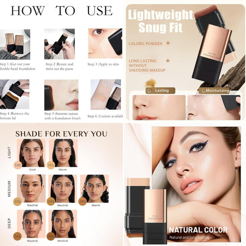 Flawless Glow Dual-End Foundation Stick